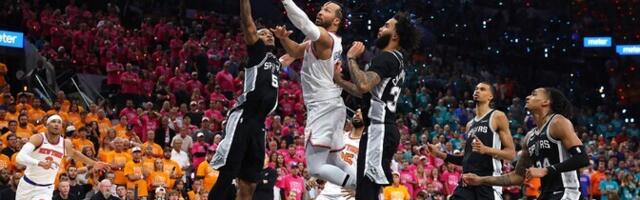 Tugev lõpp tõi Knicksile NBA finaalseeria avamängus võidu