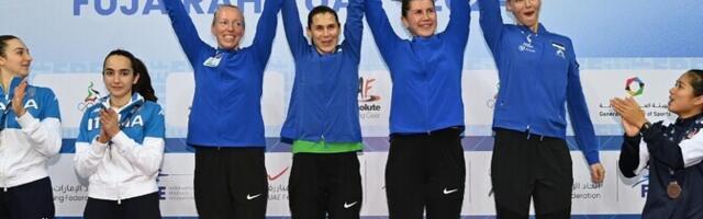 Эстонские шпажистки выиграли первый этап Кубка мира