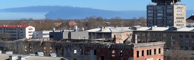 Ust-Luga sadama põlengut näeb ka Ida-Virumaal