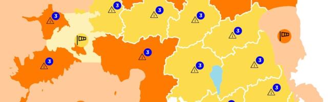 Eestisse jõuab tihe lume- ja lörtsisadu, välastati esimese ja teise taseme tormi hoiatus