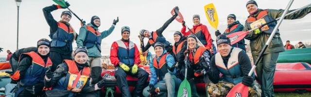 Suur eneseületus: tänavatantsutreenerid aerutasid Võhandu maratonil ligi 100 kilomeetrit