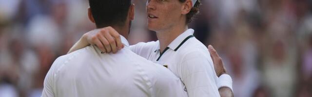 Wimbledoni finaali pääsenud Sinner murdis Djokovici, üllatusmehe jaks sai otsa