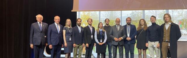 Rektor osales Euroopa Tuumauuringute Organisatsiooni täisliikmeks saamise puhul peetud Eesti lipu heiskamise tseremoonial