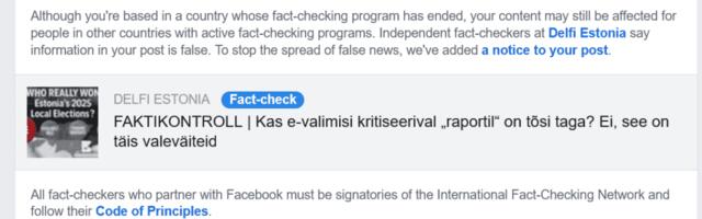 E-valimiste raport on Delfi faktifyyrerid on jalule aetud!