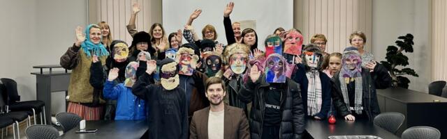 Mardisandid tõid nalja ja lusti Tõrva Vallavalitsusse