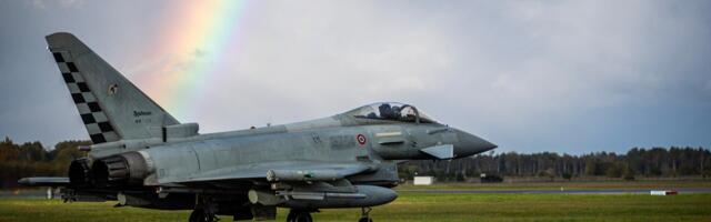 Itaalia õhuvägi tõi F-35 asemel Eestisse hävitajad Eurofighter Typhoon