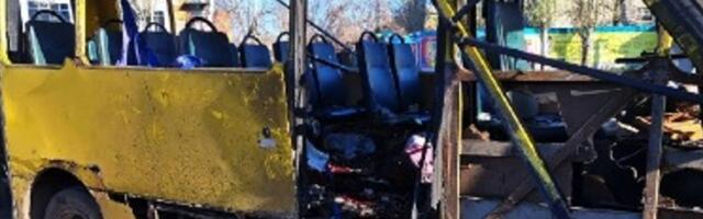 Vene droon ründas Ukrainas Nikopolis bussi. Hukkus kolm inimest