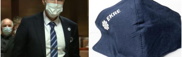 Vaktsineeritud Martin Helme, kes ütles, et mask pole solidaarsuse, vaid alistumise märk, müüb ise maske