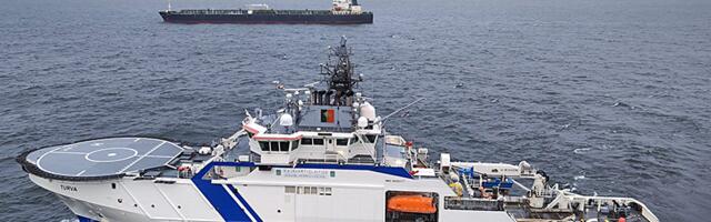 Russia-linked cable-cutting tanker seized by Finland ‘was loaded with spying equipment’