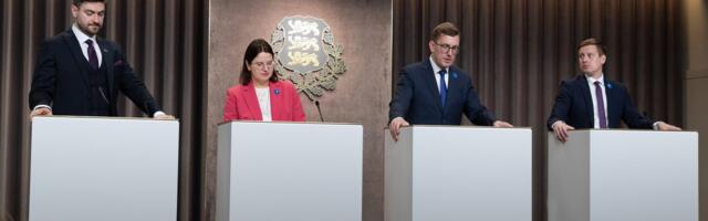 OTSEPILT ja -BLOGI | Valitsuse pressikonverentsil Michal, Pakosta, Joller, Terras ja Keldo