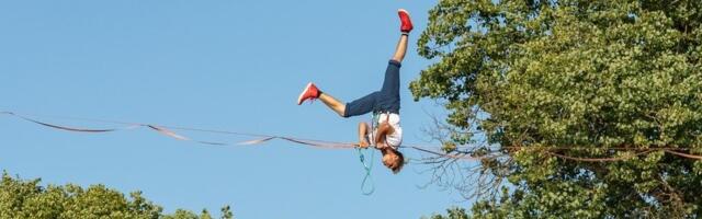 Slackline'i maailmameister trikitab taas Paides