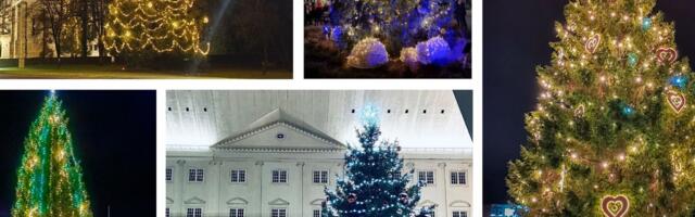 HÄÄLETUS | Millise Eesti linna jõulupuu on kõige kaunim?