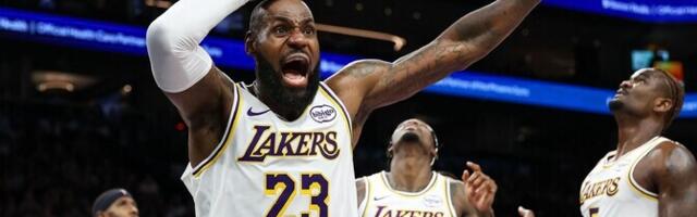 LeBron James tõi lõpusekundeil Lakersile võidu