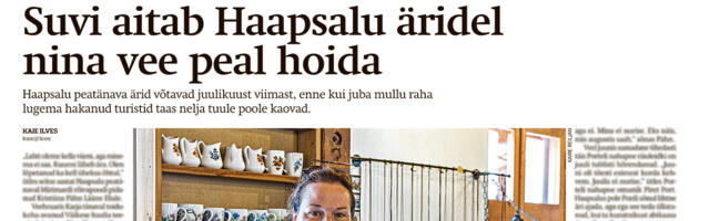 Lääne Elu paberleht neljapäeval, 30. juulil