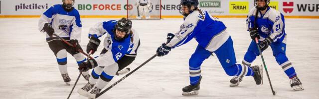 Eesti jäähokinaiskond teenis kodusel MM-turniiril teise võidu
