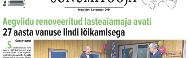 Sõnumitoojas 4. septembril