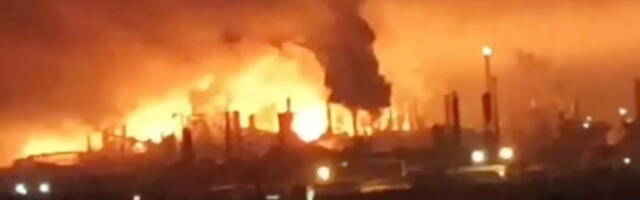 VIDEO: Venemaal sai tabamuse naftatöötlemistehas