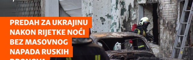 Predah za Ukrajinu nakon rijetke noći bez masovnog napada ruskih dronova