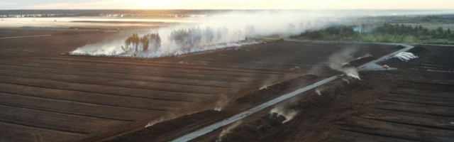 Päästjad piirasid Lavassaares rabapõlengu kahele hektarile