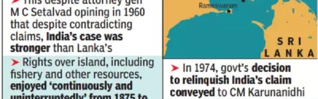 India’s Cession Of A Tiny Island To Sri Lanka Half A Century Ago Is Still Relevant Today