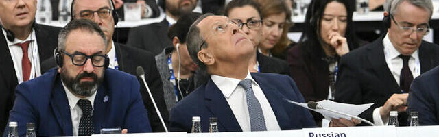 Сергей Лавров принимает участие во встрече глав МИД ОБСЕ