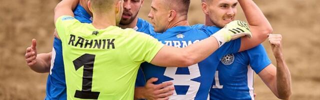 Eesti rannajalgpallikoondis kohtub kodus Ukraina koondisega