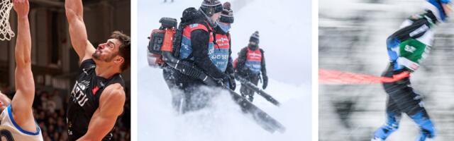SUURES PILDIS | Kahevõistluse ilu ja valu ning täis pakitud Tartu ülikooli spordihoone. Suure spordinädalavahetuse parimad tabamused