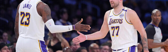 Lakers jooksis Luka ja LeBroni juhtimisel Warriorsist üle