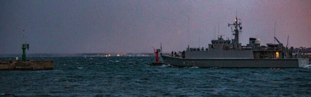 Eesti mereväe miinijahtija suundus sõjalisele operatsioonile