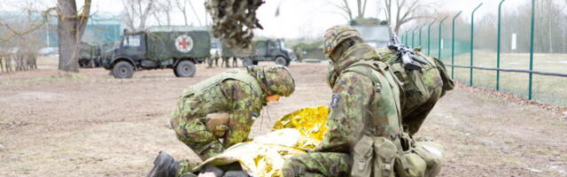 Sõja- ja katastroofimeditsiinikeskuse õppusel lihviti Eesti ja liitlaste meditsiiniüksuste koostööd