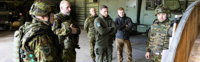 Kaitseväe juhataja asetäitja tutvustas kaitseministrile Kevadtormi