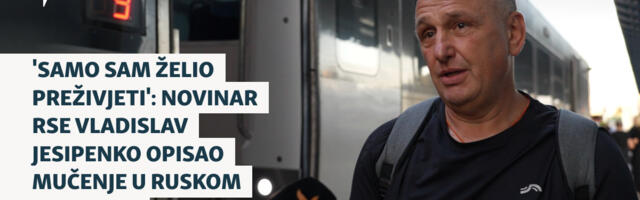 'Samo sam želio preživjeti': novinar RSE Vladislav Jesipenko opisao mučenje u ruskom pritvoru