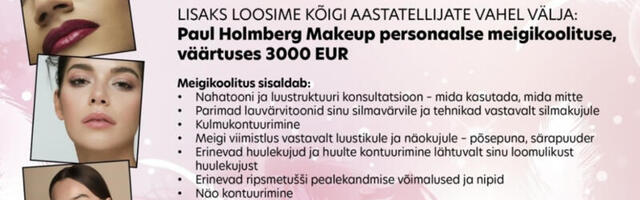 SELGUNUD ON 3000 € personaalse meigikoolituse võitja!