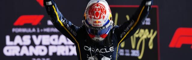Max Verstappen võitis Las Vegase GP ja astus tiitliheitluses sammu Lando Norrisele lähemale