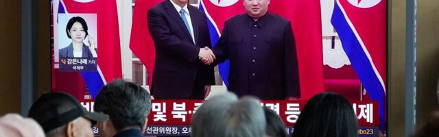 Hiina president Xi Jinping kohtub haruldasel visiidil Põhja-Koreas Kim Jong-uniga