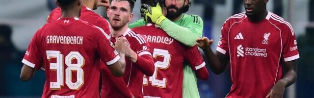 Hiline penalti tõi Liverpoolile punktid, võidukad ka Barcelona ja Bayern