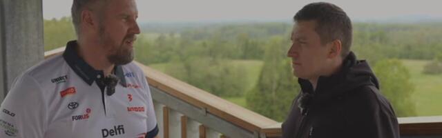 DELFI VIDEO | Koht, kus kiiruskatse ristub Tartu Maratoni rajaga. Vaata Delfi Rally Estoniat 27-meetrisest Harimäe vaatetornist!