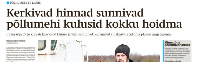 Lääne Elu paberleht neljapäeval, 9. aprillil