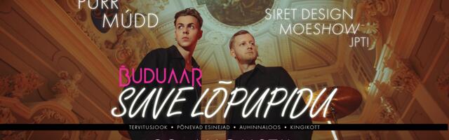 KUTSE Buduaari suve lõpupeole 29. augustil 
