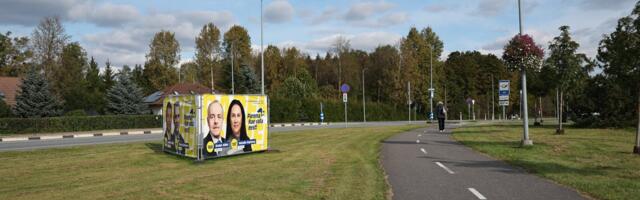 FOTOD | Rae valda püstitati ebaseaduslikult Reformierakonna valimisplakat