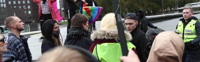 Reporter: Rüselus lesbide ja geide toetusmeeleavaldusel