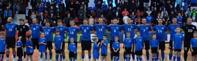 Saalijalgpallikoondis jäi väravaterohkes mängus napilt Norrale alla