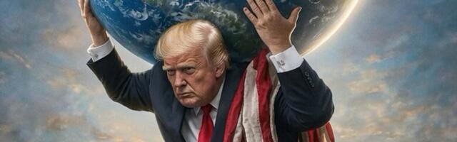 DELFI VOOG | Foto_ Trump kujutas ennast nüüd maailma kandva jumalana