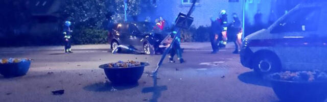 PILDID: Võrus korralik pauk Tartu ja Jüri tänava nurgal