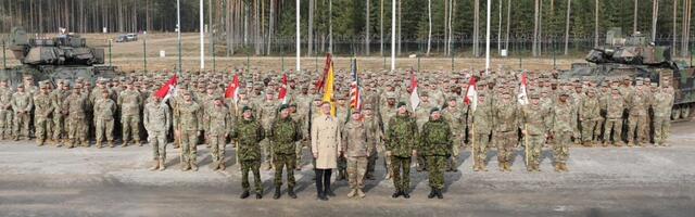 Lõuna-Eestis teenivad USA liitlasüksuse sõdurid said tunnustuse osaliseks
