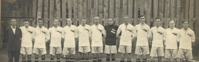 Laupäeval möödus 100 aastat Eesti jalgpallikoondise esimesest mängust