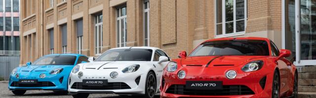 Alpine A110 viimane tootmisaasta toob endaga uued versioonid GTS ja R 70