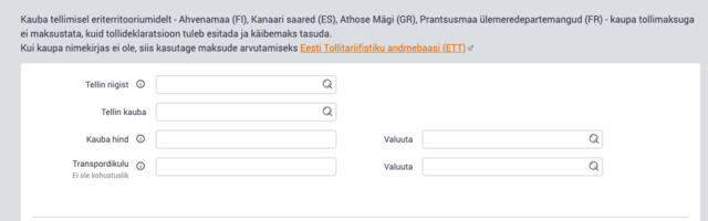 Tollimaksu kalkulaator aitab vältida ootamatusi veebist tellitud kaupade maksustamisel