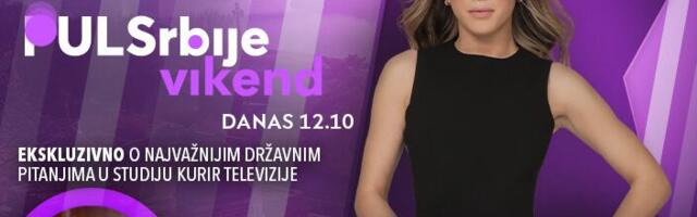 EKSKLUZIVNO: Predsednica Skupštine Srbije Ana Brnabić u studiju Kurir televizije - današnji Puls Srbije vikend, od 12.10