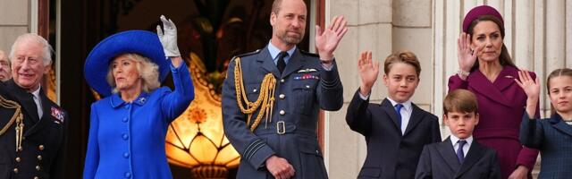 FOTOD | William ja Catherine tähistasid koos lastega Ühendkuningriigi püha, prints Louis sai hakkama koerustükiga